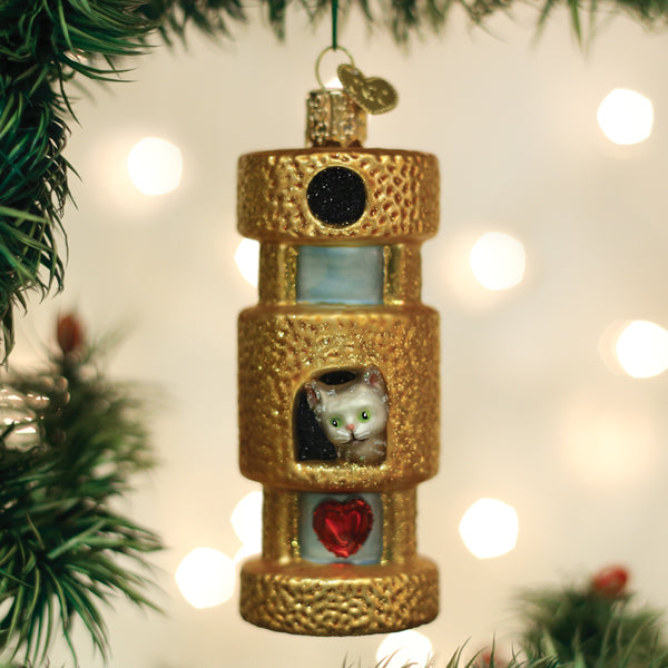 Pendente “Cat Tower” – Ornamento Decorativo para Amantes de Gatos
