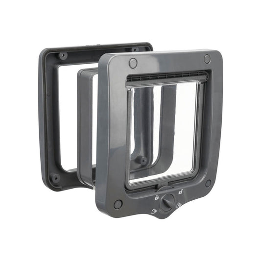Porta para Gatos Trixie – 4 Posições (Cinzento)